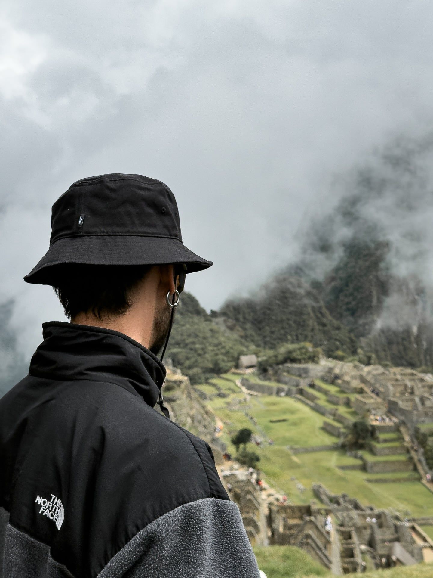 Besökare på Machu Picchu-tur