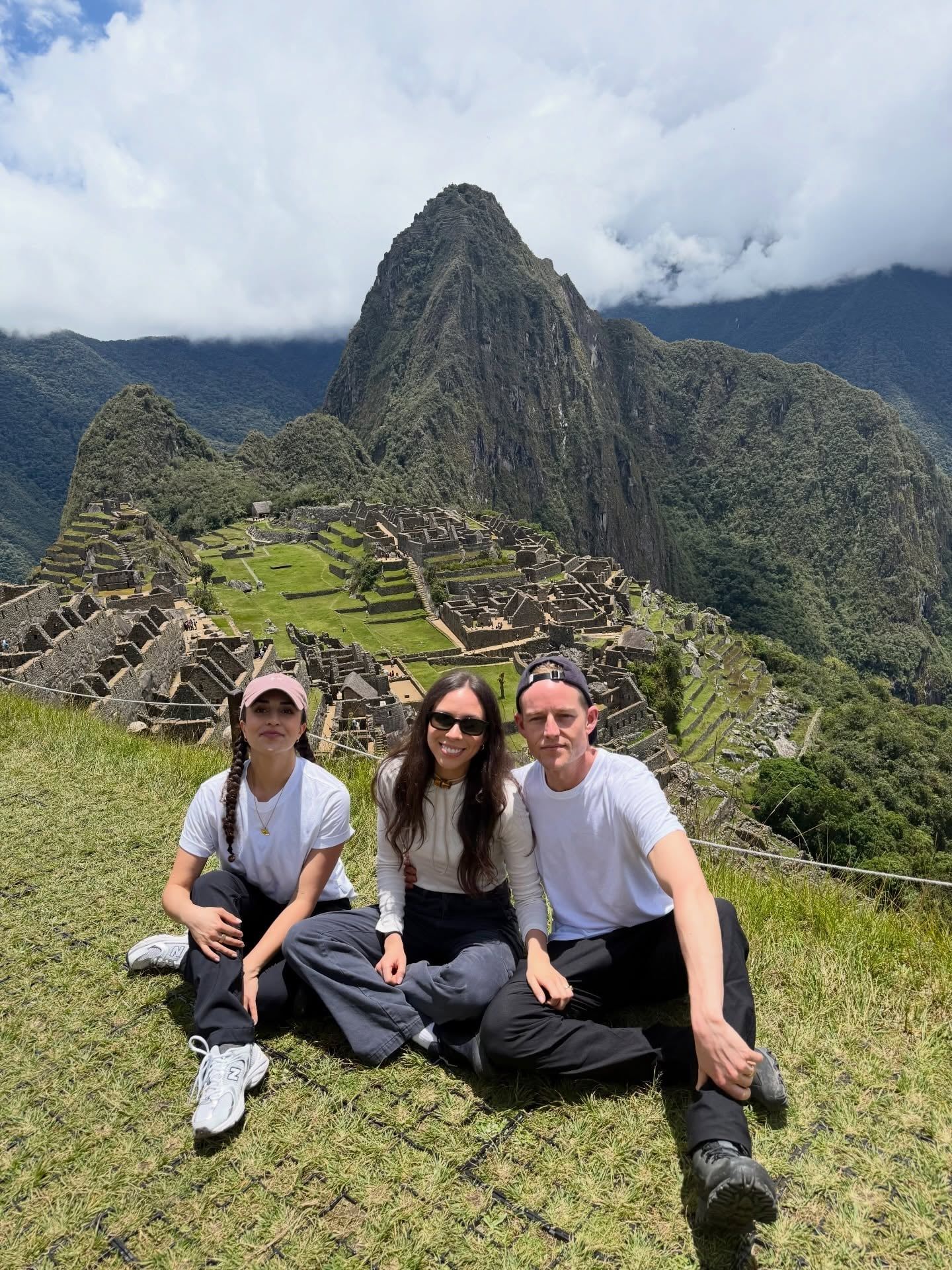 Besökare på Machu Picchu-tur